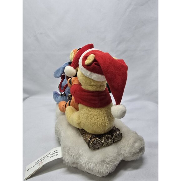 Gemmy Disney Winnie the Pooh Tigger Eeyore Christmas Sleigh Music/Motion Tested - Picture 9 of 15